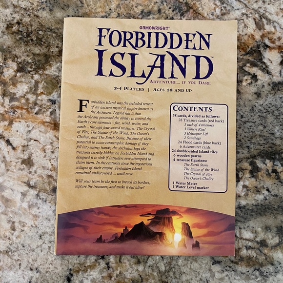 5 for $15 🦋 GAMEWRIGHT | Forbidden Island Game - Picture 5 of 5